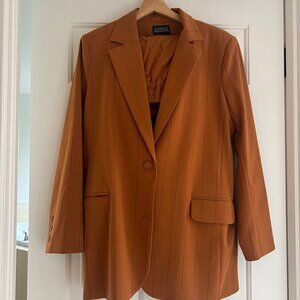 Danielle Bernstein Pintstripe Short Suit